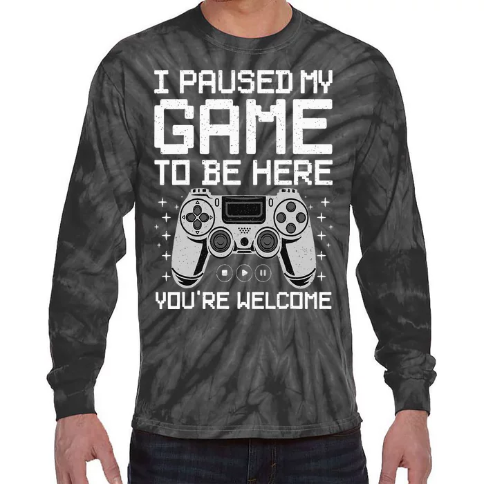 Cool Video Game Art For  Video Gamer Gaming Lover Tie-Dye Long Sleeve Shirt