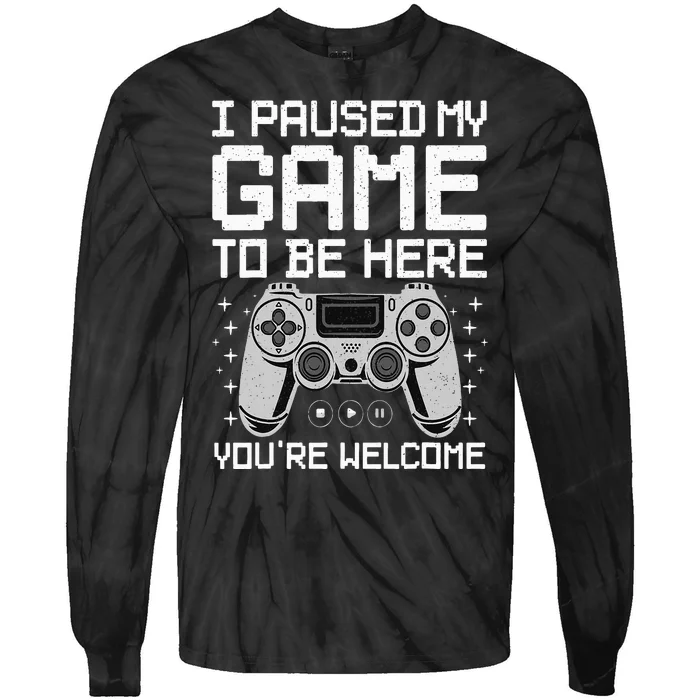 Cool Video Game Art For  Video Gamer Gaming Lover Tie-Dye Long Sleeve Shirt