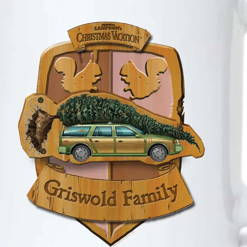 Christmas Vacation Griswold Family Crest Gift Black Color Changing Mug