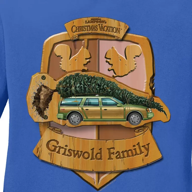 Christmas Vacation Griswold Family Crest Gift Ladies Long Sleeve Shirt