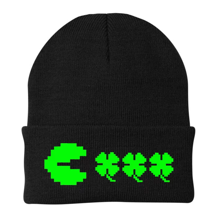 Clover Video Game Controllers St Patricks Day Knit Cap Winter Beanie