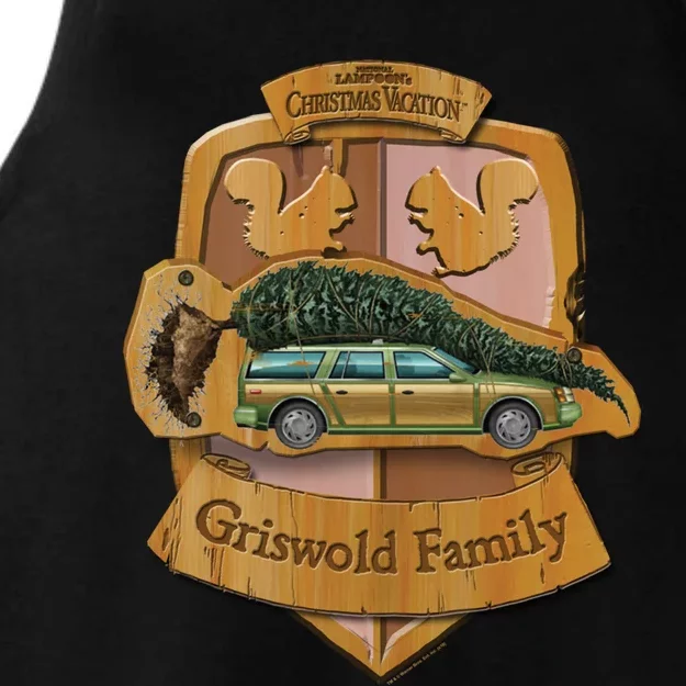 Christmas Vacation Griswold Family Crest Cute Gift Ladies Tri-Blend Wicking Tank