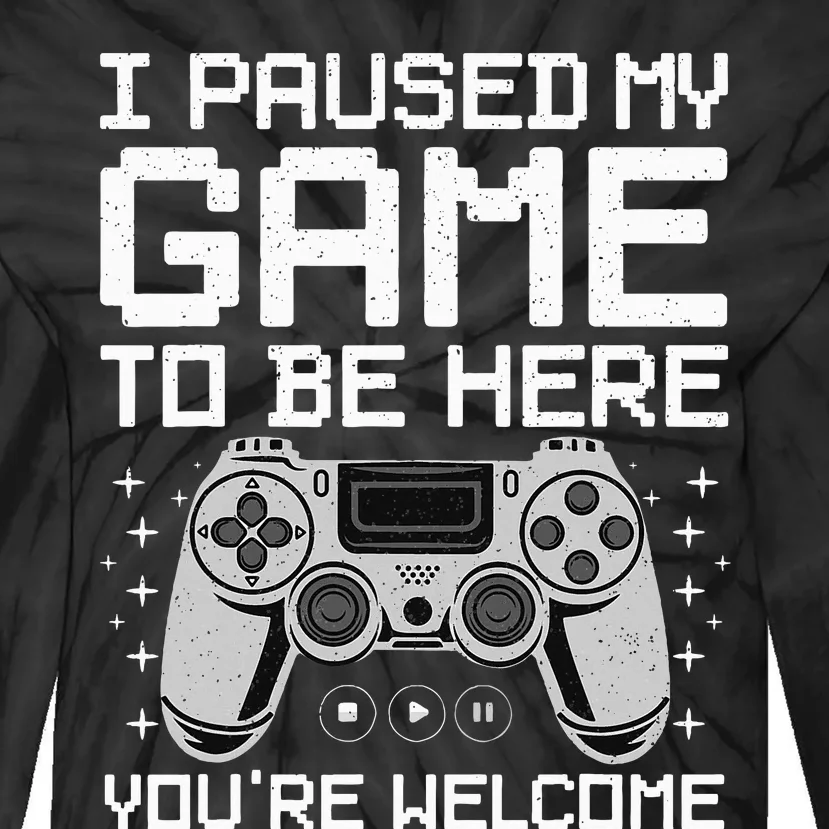 Cool Video Game Art For Video Gamer Tie-Dye Long Sleeve Shirt