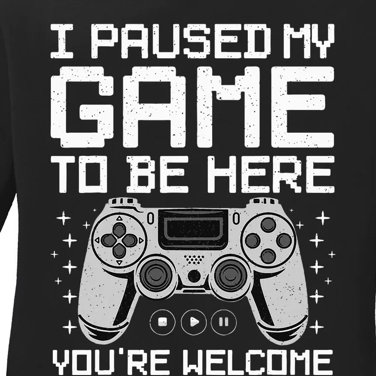 Cool Video Game Art For Video Gamer Ladies Long Sleeve Shirt