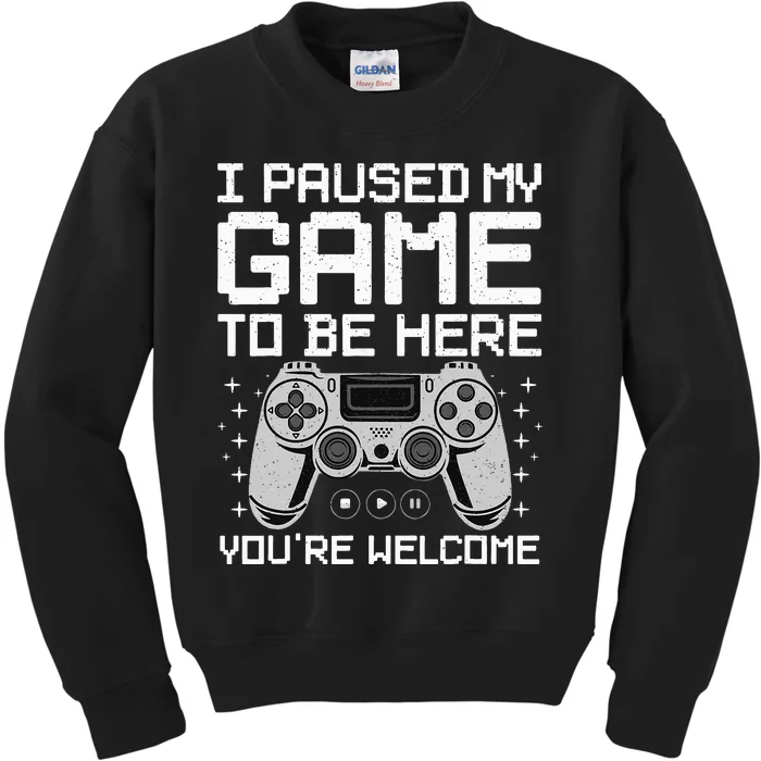 Cool Video Game Art For Video Gamer Kids Sweatshirt