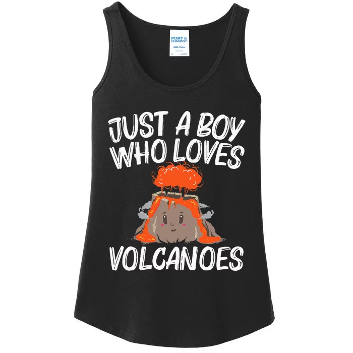 Cool Volcano Gift Lava Magma Eruption Geology Ladies Essential Tank