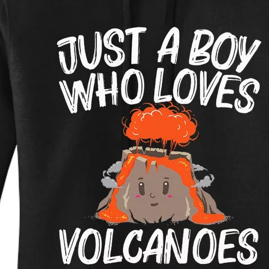 Cool Volcano Gift Lava Magma Eruption Geology Women's Pullover Hoodie