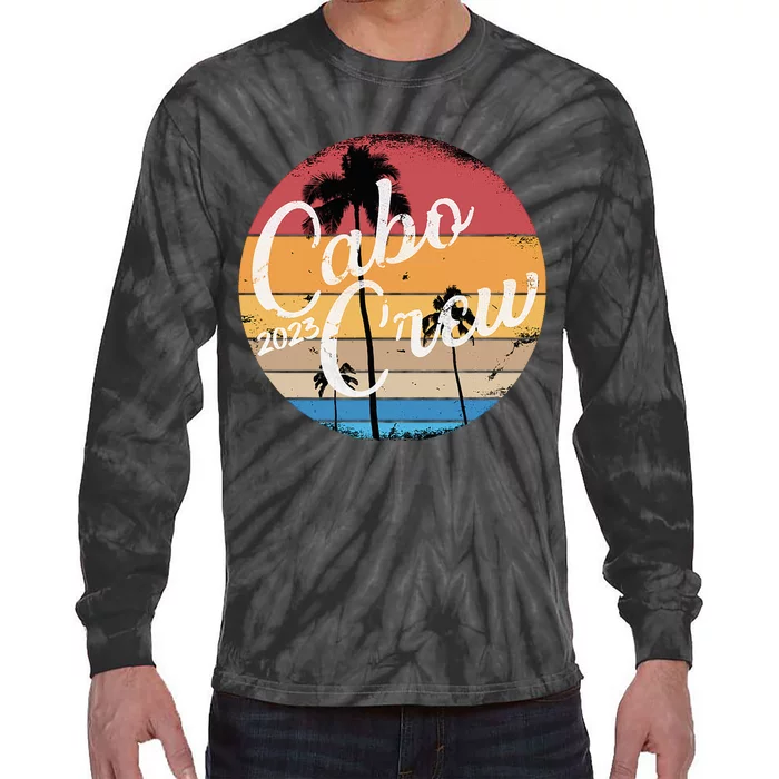 Cabo Vacation Group Cabo Crew Mexico Travelers Tie-Dye Long Sleeve Shirt