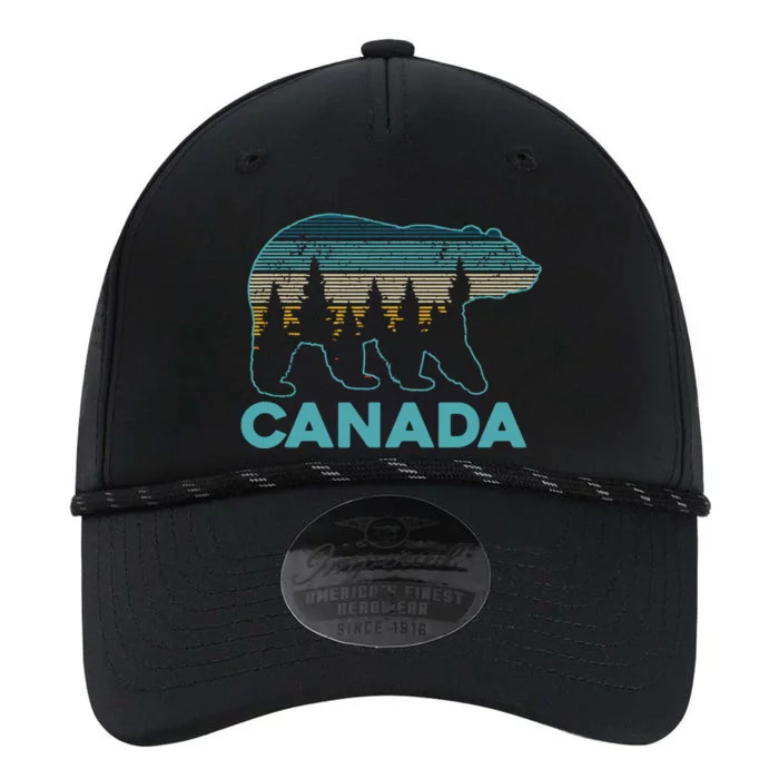 Canada Vintage Grizzly Bear Souvenir Gift Performance The Dyno Cap