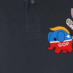 Cat Vs. Gop Elephant Kamala Harris Anti Trump Anti Maga Softstyle Adult Sport Polo