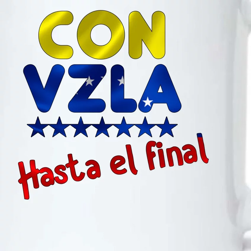 Con Venezuela Hasta El Final Black Color Changing Mug