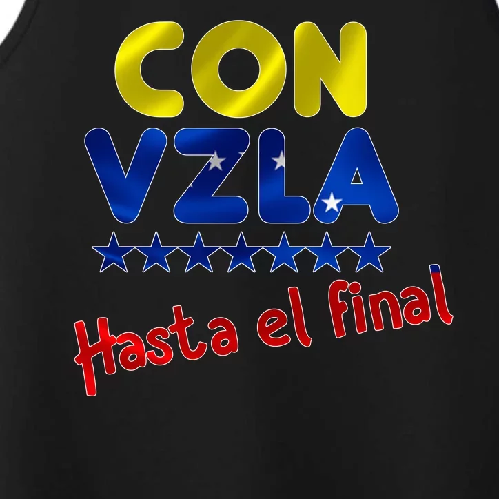 Con Venezuela Hasta El Final Performance Tank