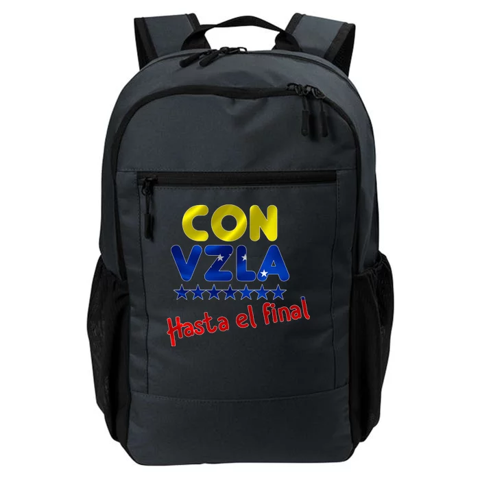 Con Venezuela Hasta El Final Daily Commute Backpack