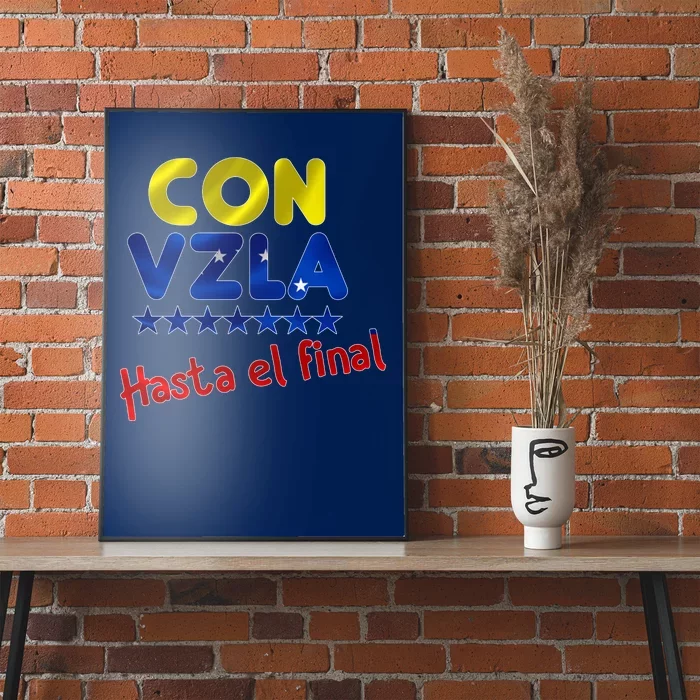 Con Venezuela Hasta El Final Poster