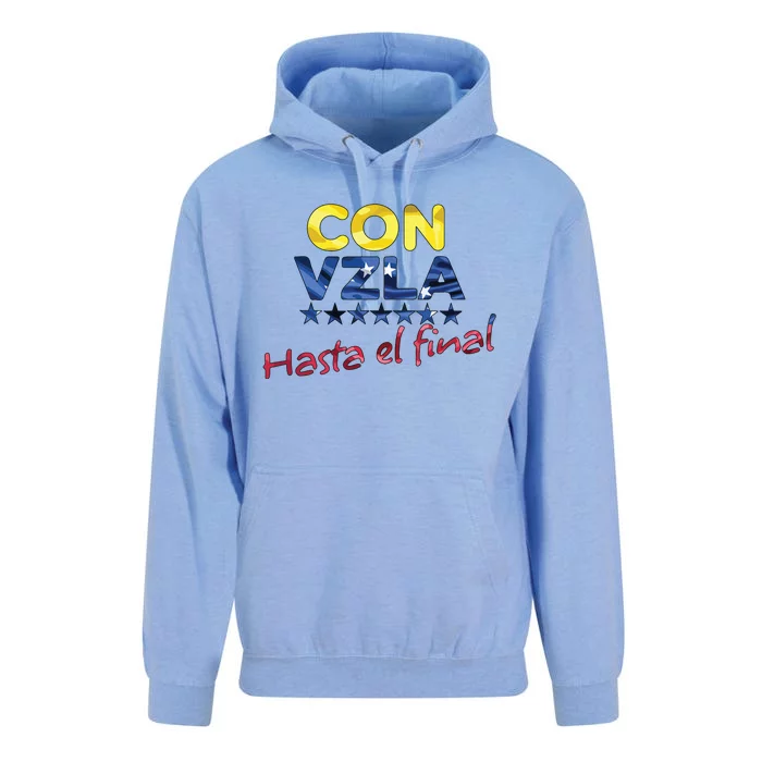 Con Venezuela Hasta El Final Maria Corina Machado Edmundo Unisex Surf Hoodie