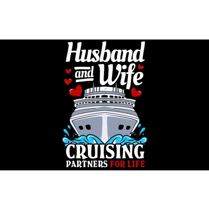 Cruise Vacation Husband Wife Couple Cruising Bumper Sticker