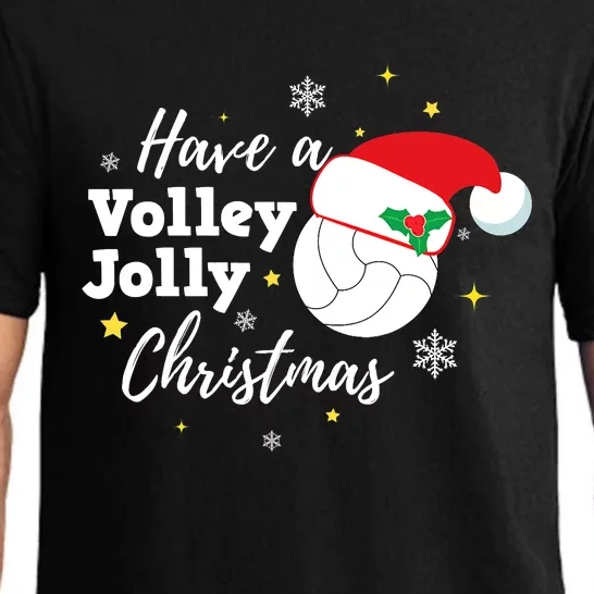 Christmas Volleyball Have A Volley Jolly Christmas Pajama Set