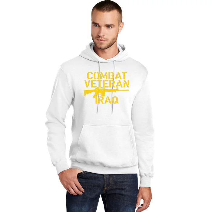 Combat Veteran Iraq For Proud American Vets Hoodie