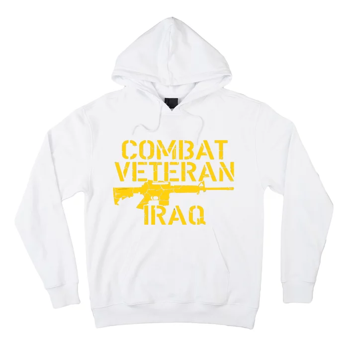 Combat Veteran Iraq For Proud American Vets Hoodie