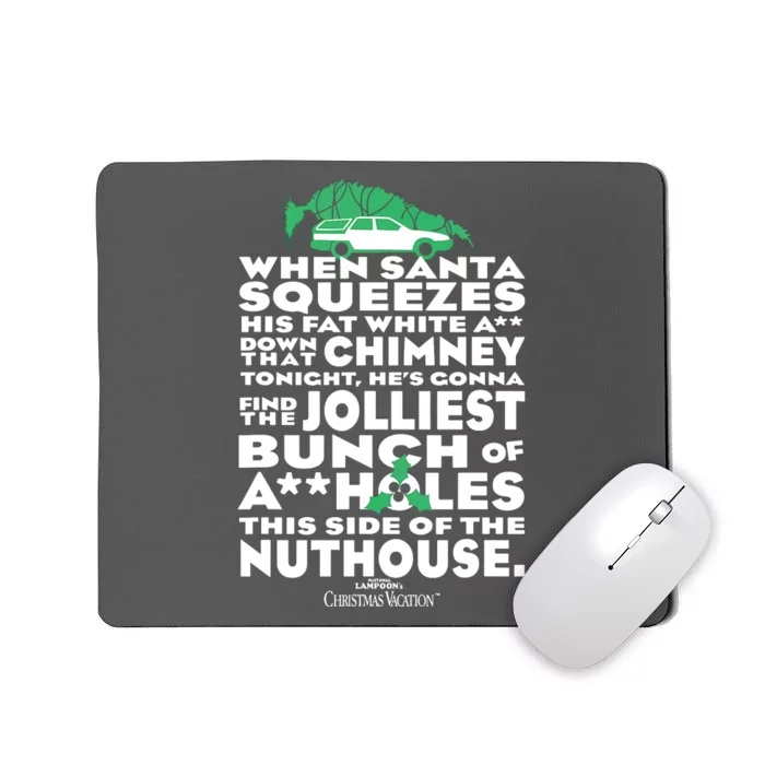 Christmas Vacation Jolliest Bunch Mousepad