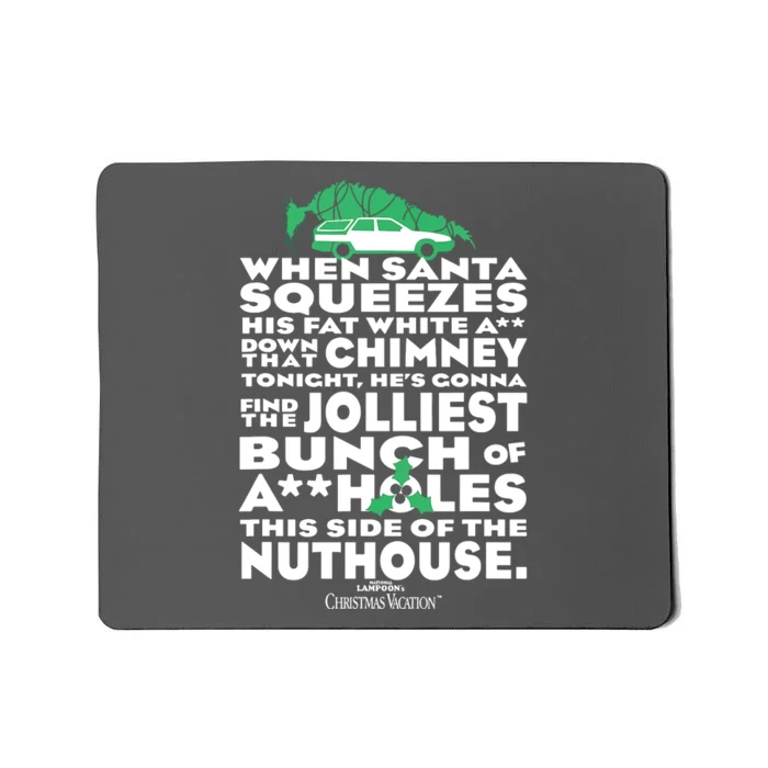 Christmas Vacation Jolliest Bunch Mousepad