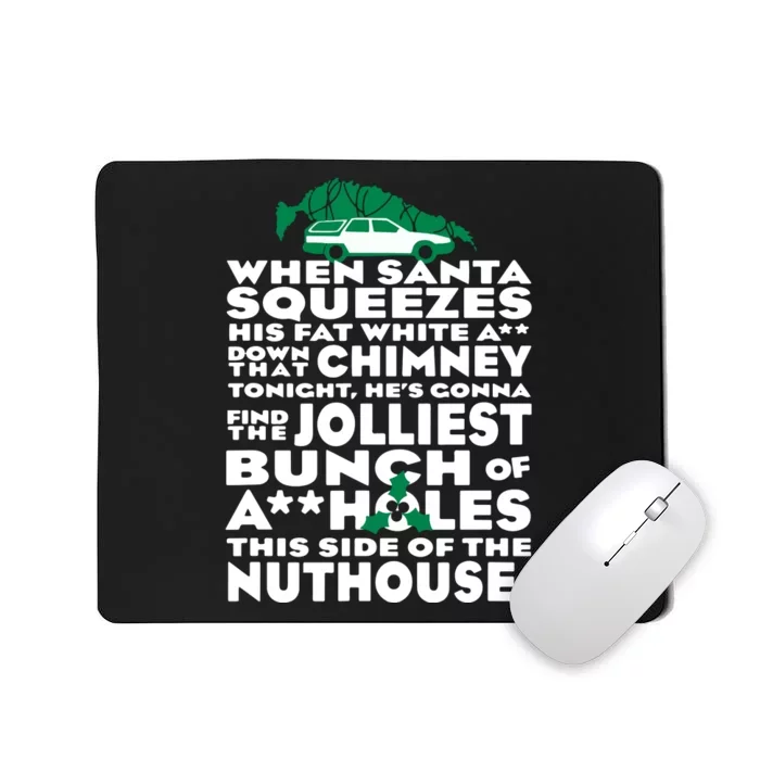 Christmas Vacation Jolliest Bunch Mousepad