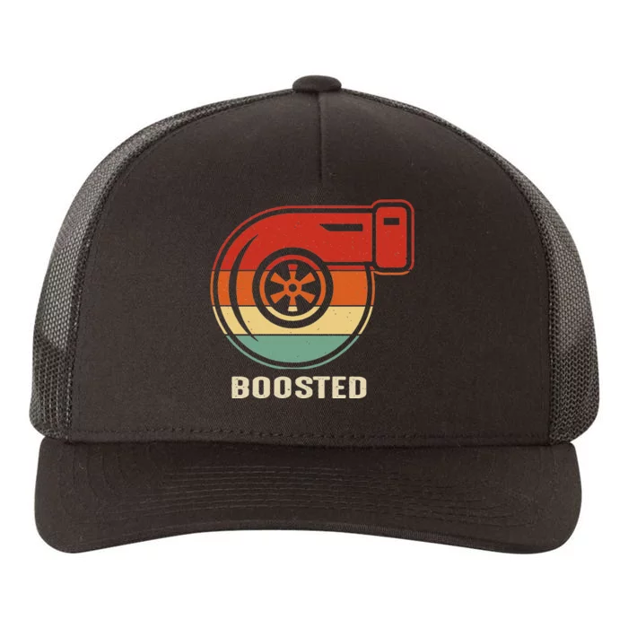 Classic Vintage JDM Turbo Boost Drag Racing Gift Yupoong Adult 5-Panel Trucker Hat