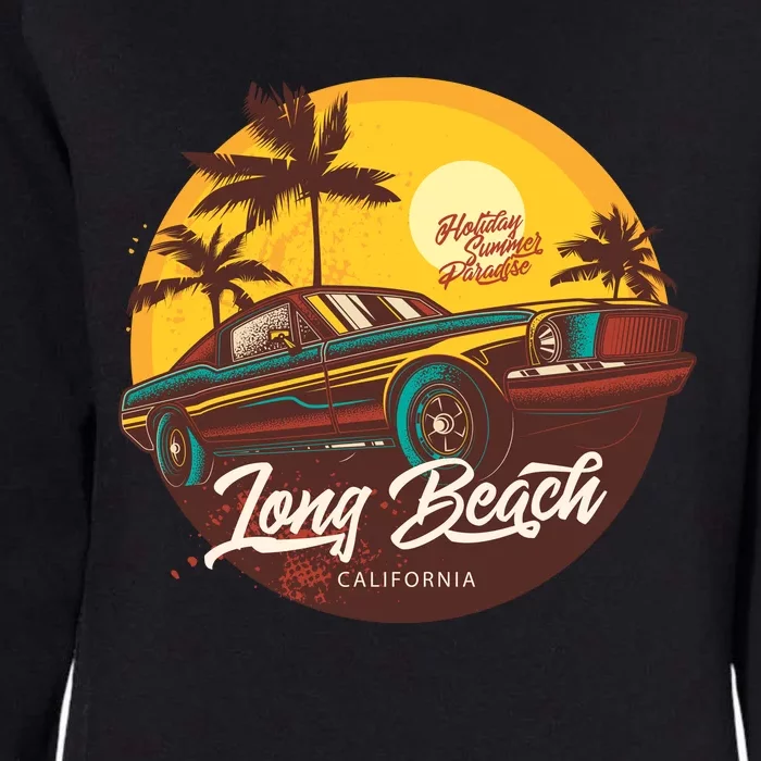 California Vibe Long Beach California Womens California Wash Sweatshirt