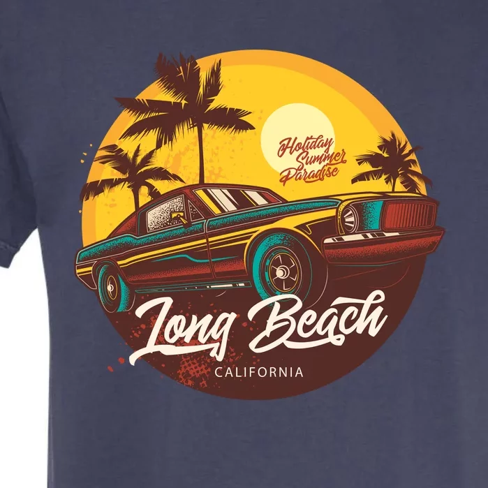 California Vibe Long Beach California Garment-Dyed Heavyweight T-Shirt