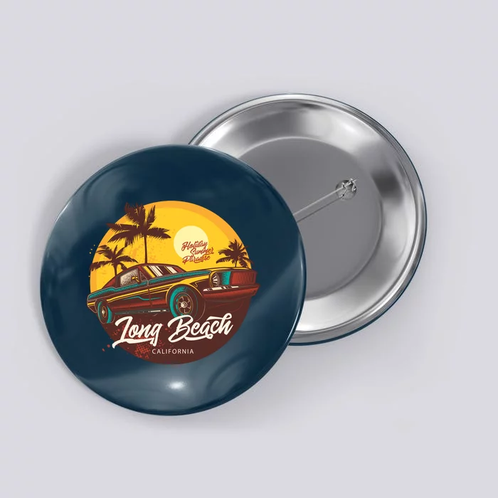 California Vibe Long Beach California Button