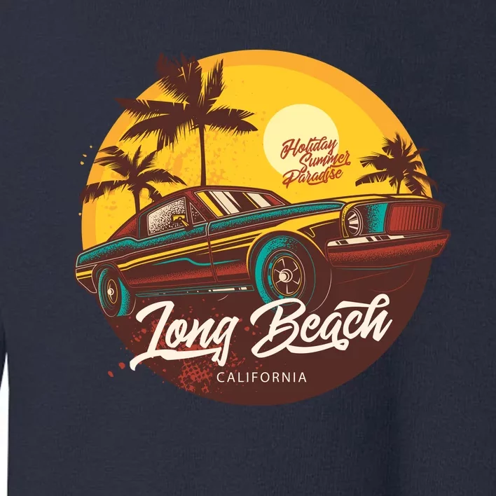 California Vibe Long Beach California Toddler Sweatshirt