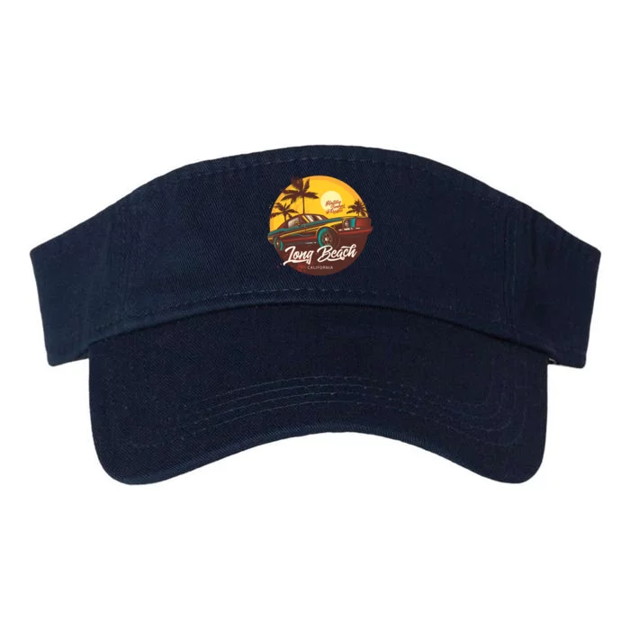 California Vibe Long Beach California Valucap Bio-Washed Visor