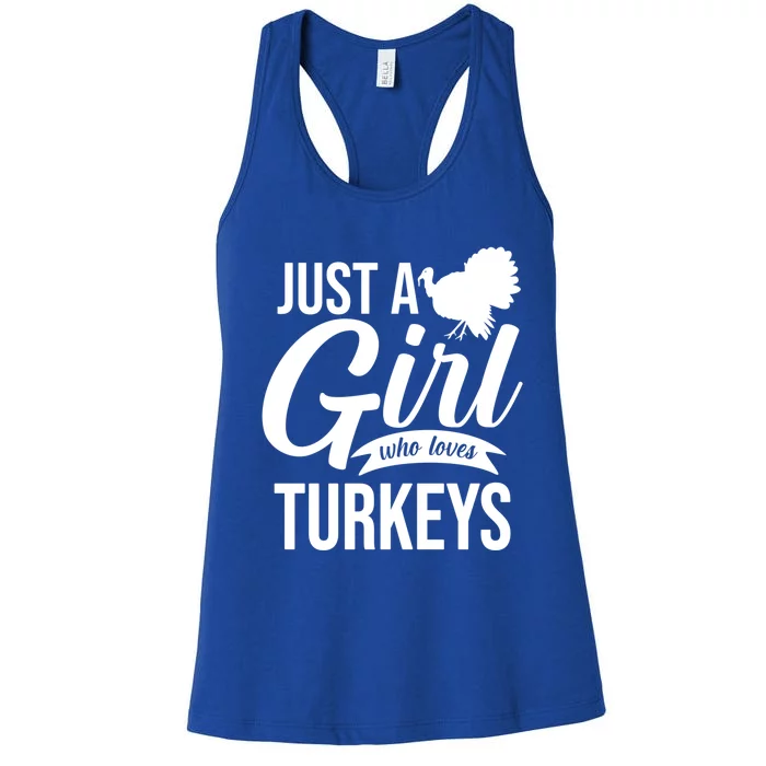 Cool Vintage Love Turkey Hunting Gift Turkey Hunter Gift Women's Racerback Tank