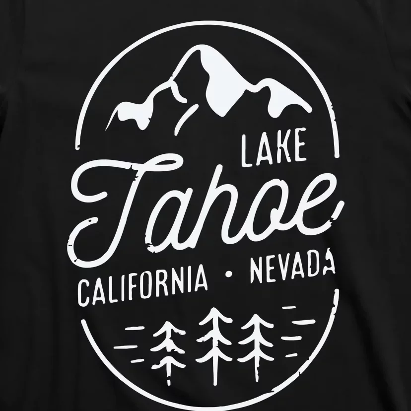 Cool Vintage Lake Tahoe California Nevada Souvenir T-Shirt