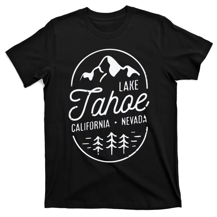 Cool Vintage Lake Tahoe California Nevada Souvenir T-Shirt