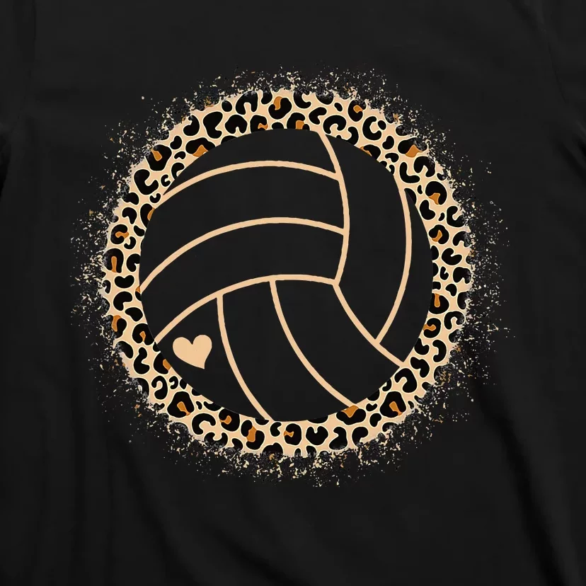 Cute Volleyball Leopard   Volleyball Lover T-Shirt