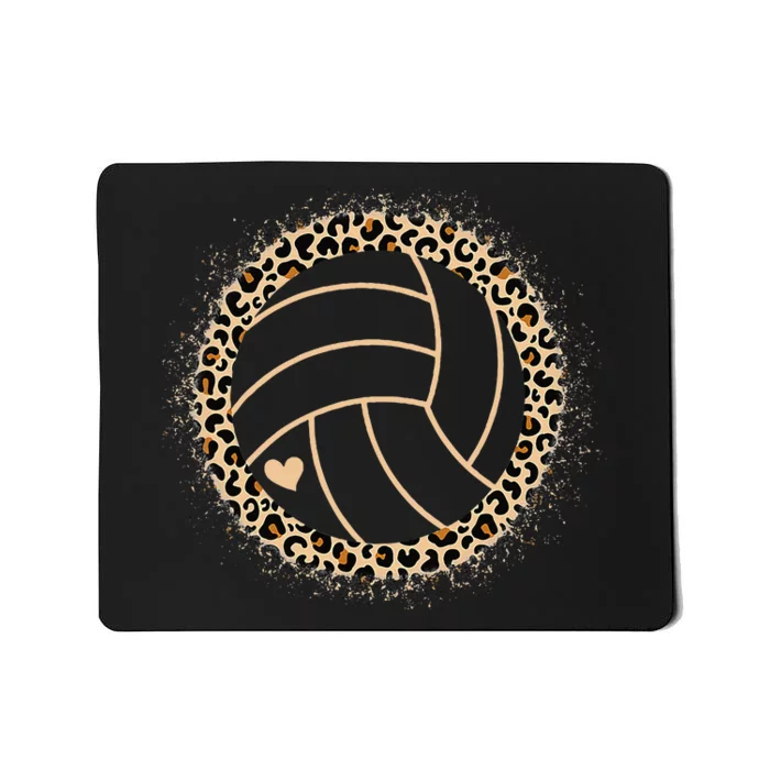 Cute Volleyball Leopard   Volleyball Lover Mousepad