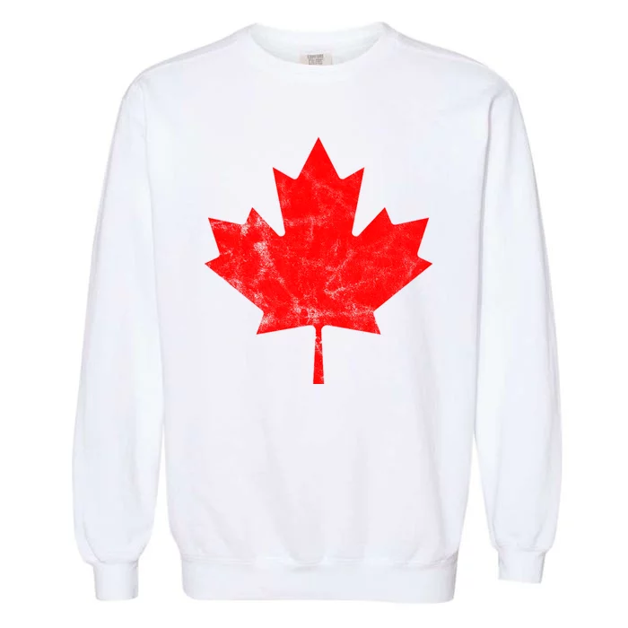 Canada Vintage Leaf Garment-Dyed Sweatshirt