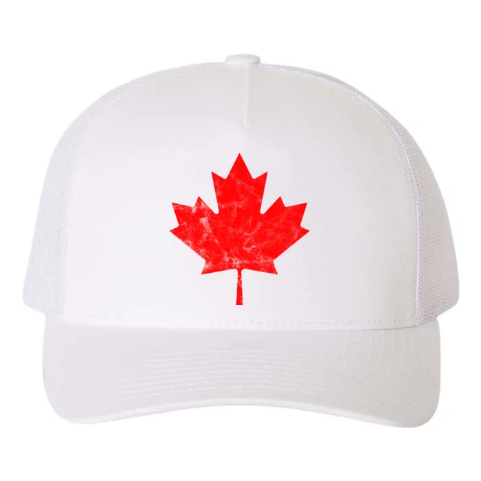 Canada Vintage Leaf Yupoong Adult 5-Panel Trucker Hat