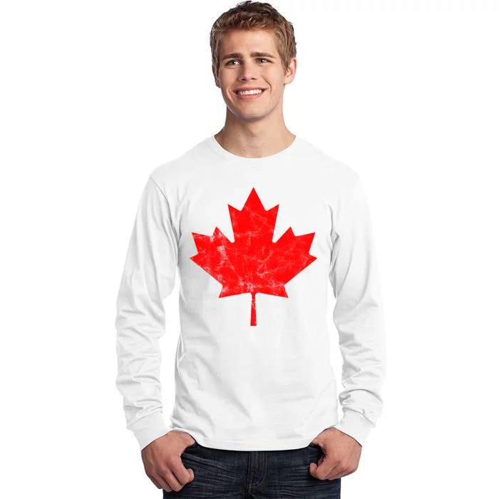 Canada Vintage Leaf Tall Long Sleeve T-Shirt