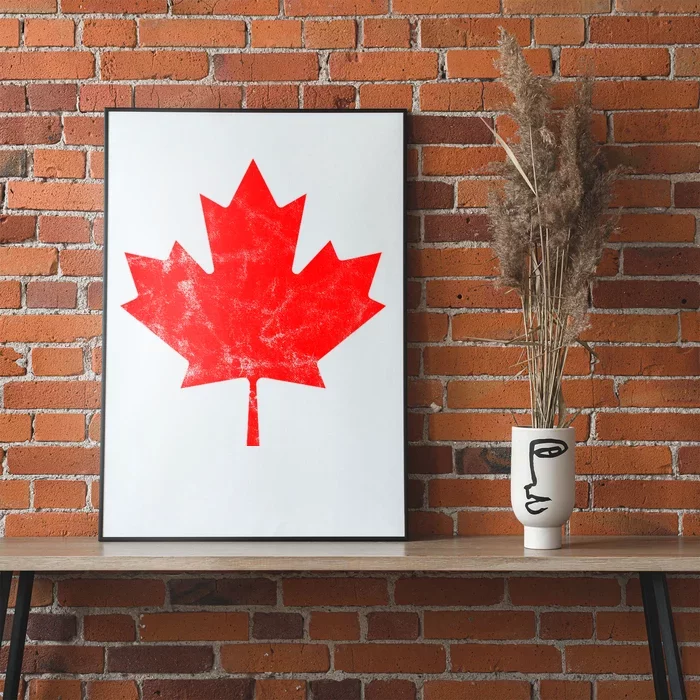 Canada Vintage Leaf Poster