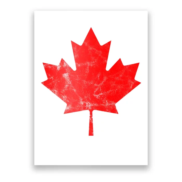 Canada Vintage Leaf Poster