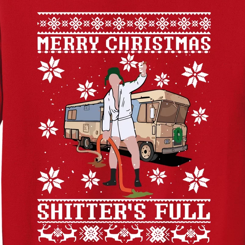 Christmas Vacation Merry Christmas Shitters Full Christmas Ugly Sweatshirt