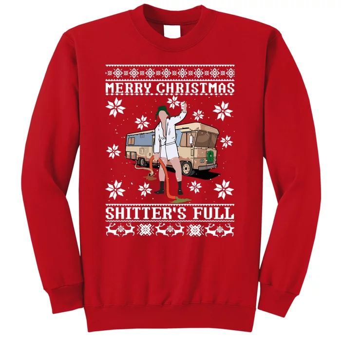 Christmas Vacation Merry Christmas Shitters Full Christmas Ugly Sweatshirt