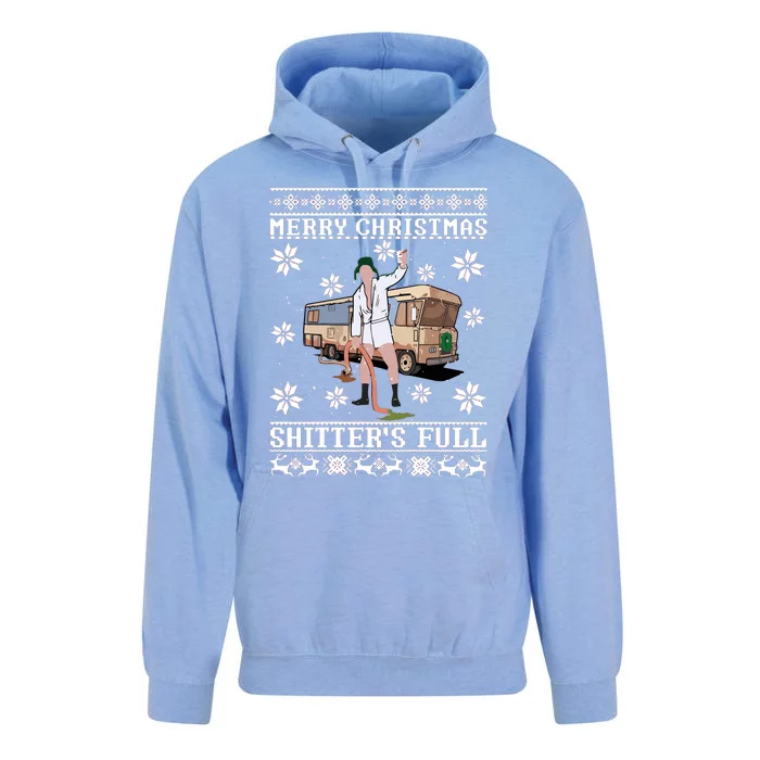 Christmas Vacation Merry Christmas Shitters Full Christmas Ugly Unisex Surf Hoodie