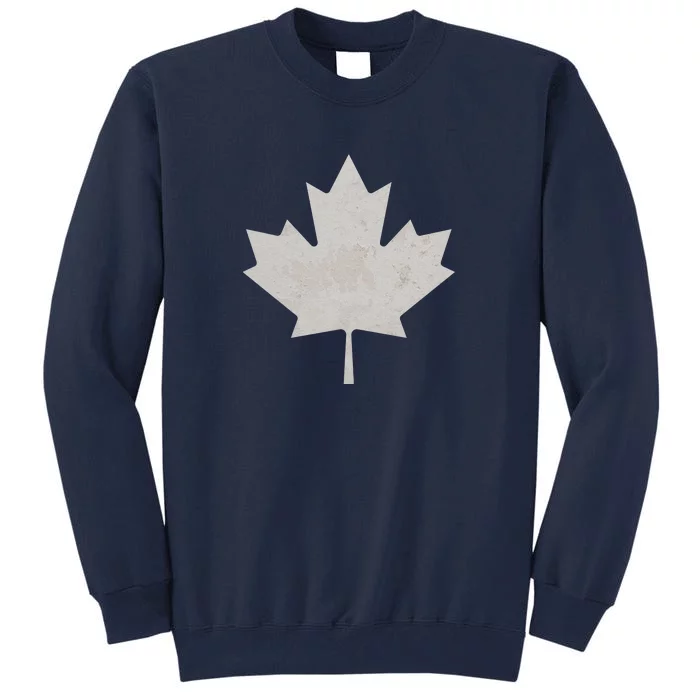 Canadian Vintage Maple Leaf Canada National Pride Flag Symbol Tall Sweatshirt