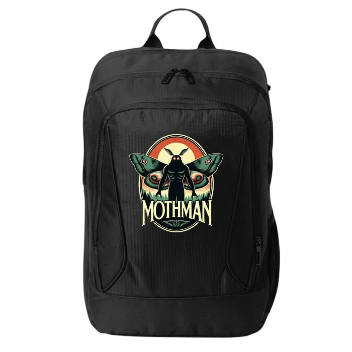 Cryptid Vintage Mothman Folklore City Backpack