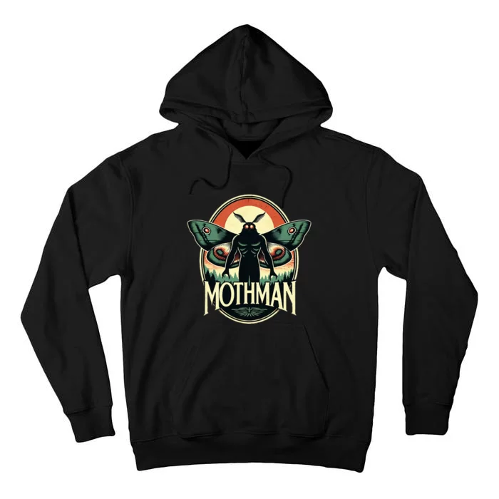 Cryptid Vintage Mothman Folklore Tall Hoodie