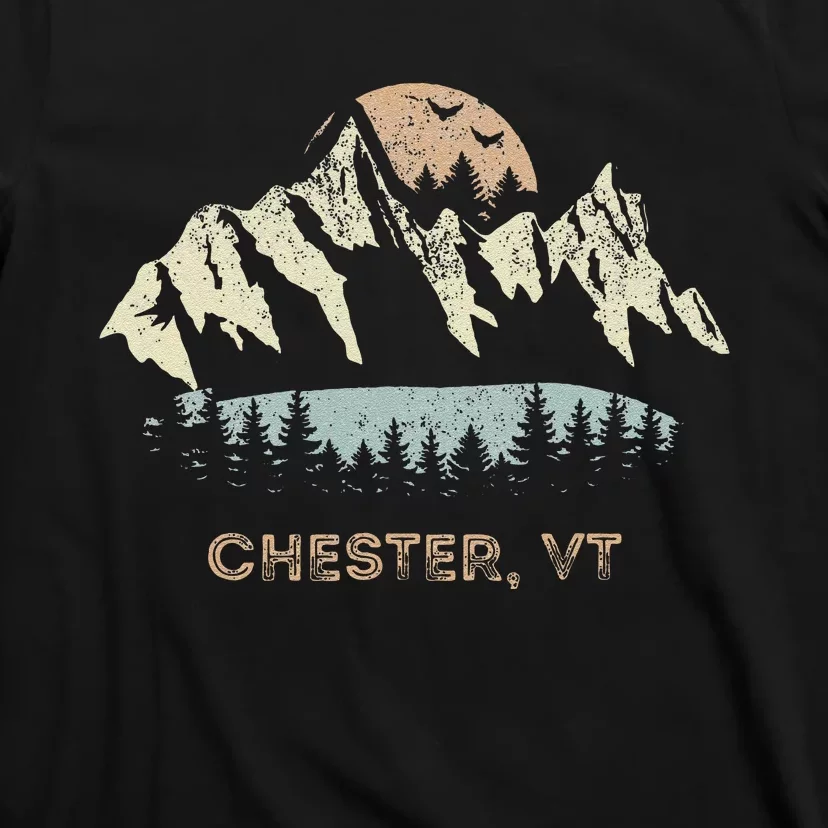 Chester Vermont Mountain Sunset Sunrise Vt T-Shirt