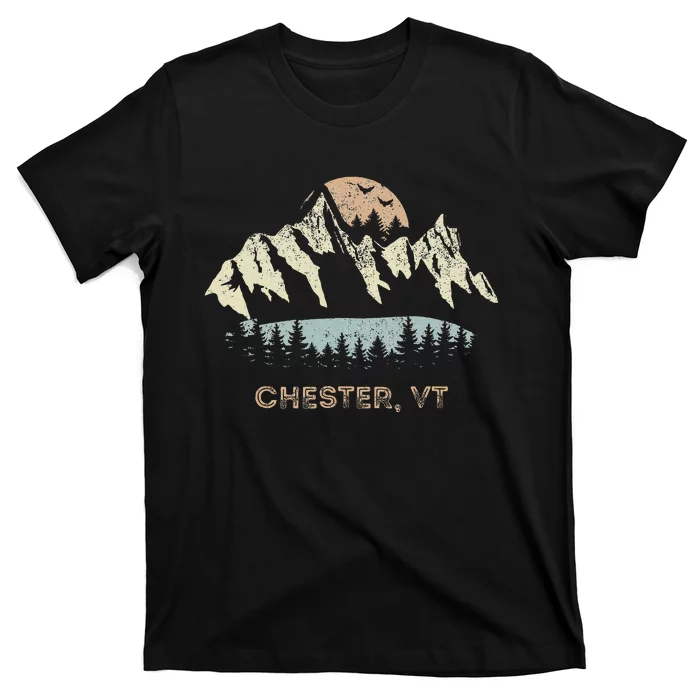 Chester Vermont Mountain Sunset Sunrise Vt T-Shirt